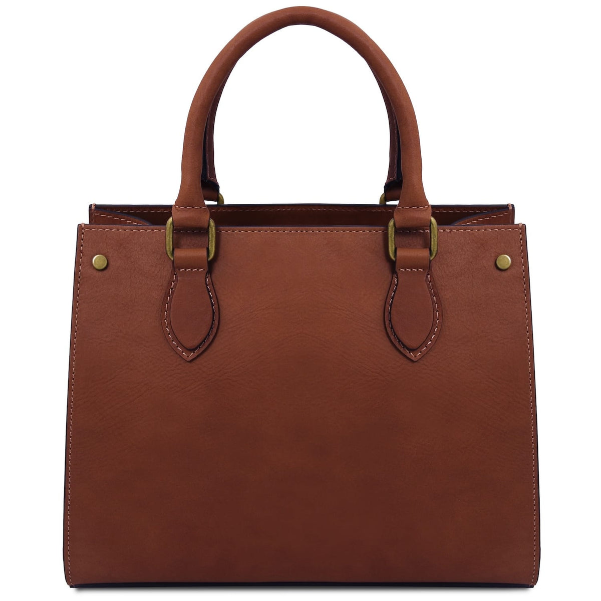 Dama - Vegetable-tanned leather tote handbag | TL142564