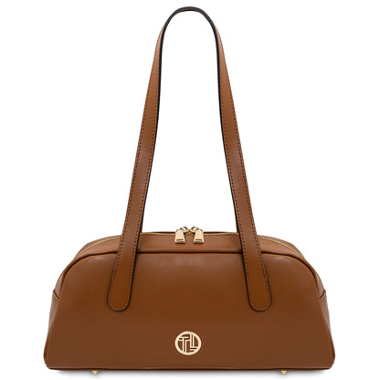 Eclaire - East-West Leather Shoulder Bag | TL142581