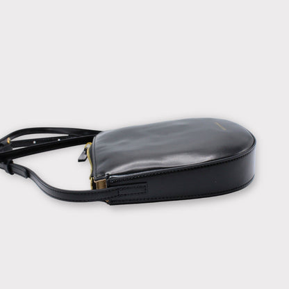 Handbag & Wallet Accessories Eva - Apple Leather Crossbody Bag - Black San Rocco Italia