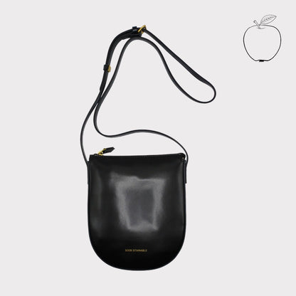 Handbag & Wallet Accessories Eva - Apple Leather Crossbody Bag - Black San Rocco Italia
