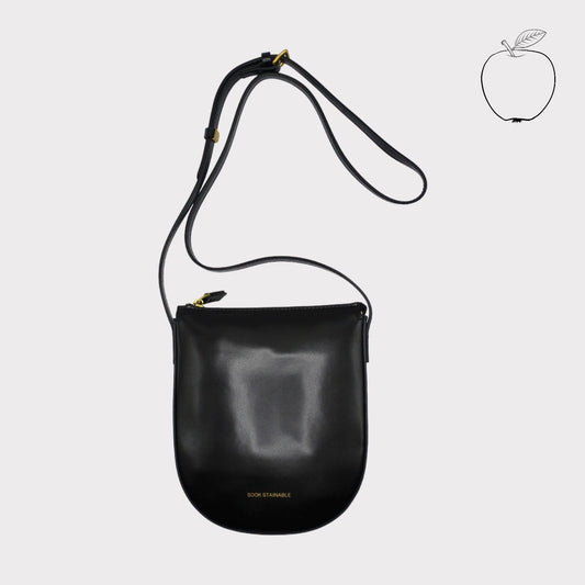 Handbag & Wallet Accessories Eva - Apple Leather Crossbody Bag - Black San Rocco Italia