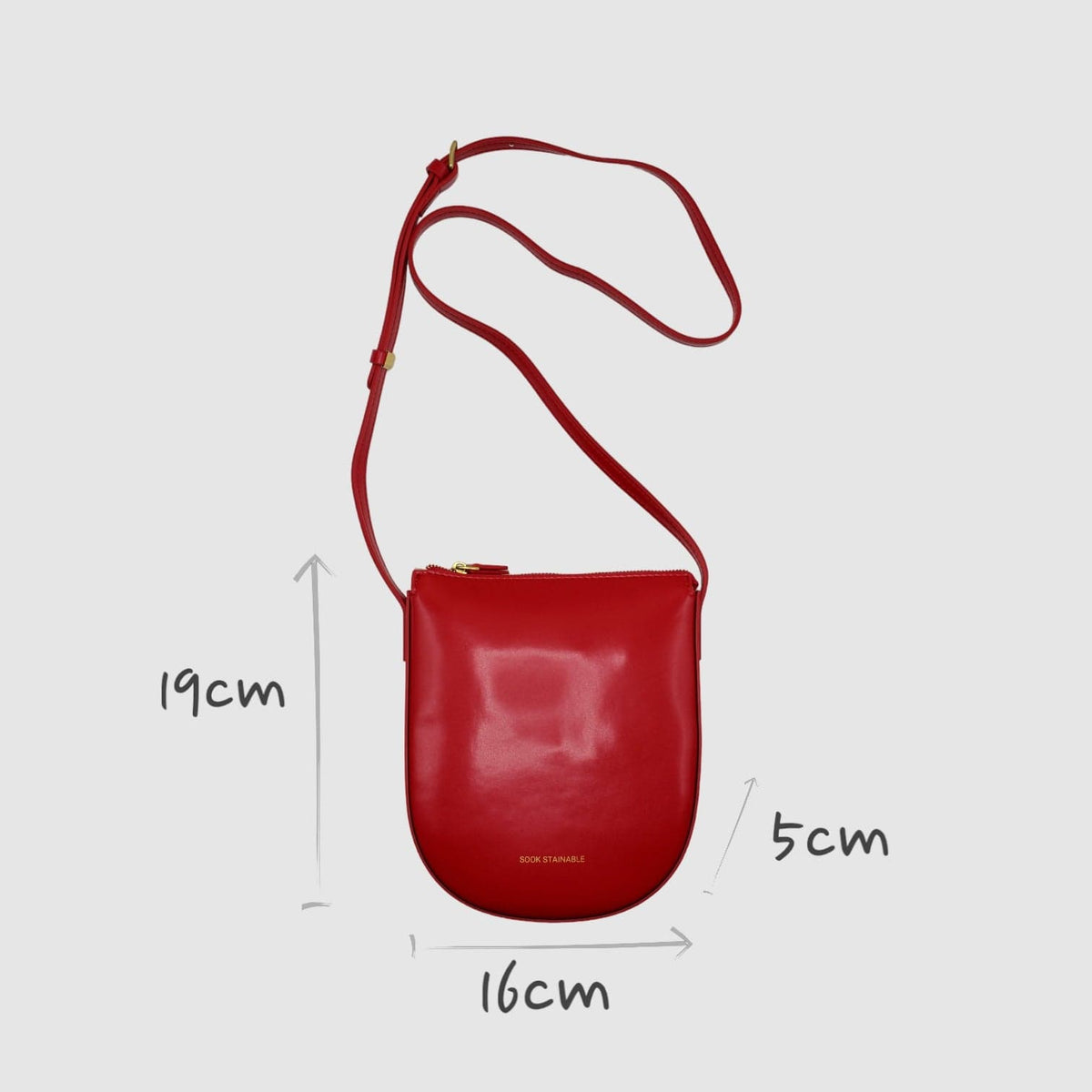 Handbag & Wallet Accessories Eva - Apple Leather Crossbody Bag - Red San Rocco Italia