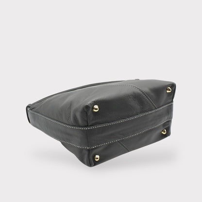Handbag & Wallet Accessories Evy - Genuine Leather Pouch Shoulder Bag - Ash Grey San Rocco Italia