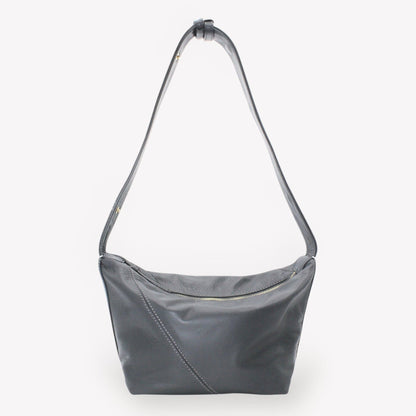 Handbag & Wallet Accessories Evy - Genuine Leather Pouch Shoulder Bag - Ash Grey San Rocco Italia