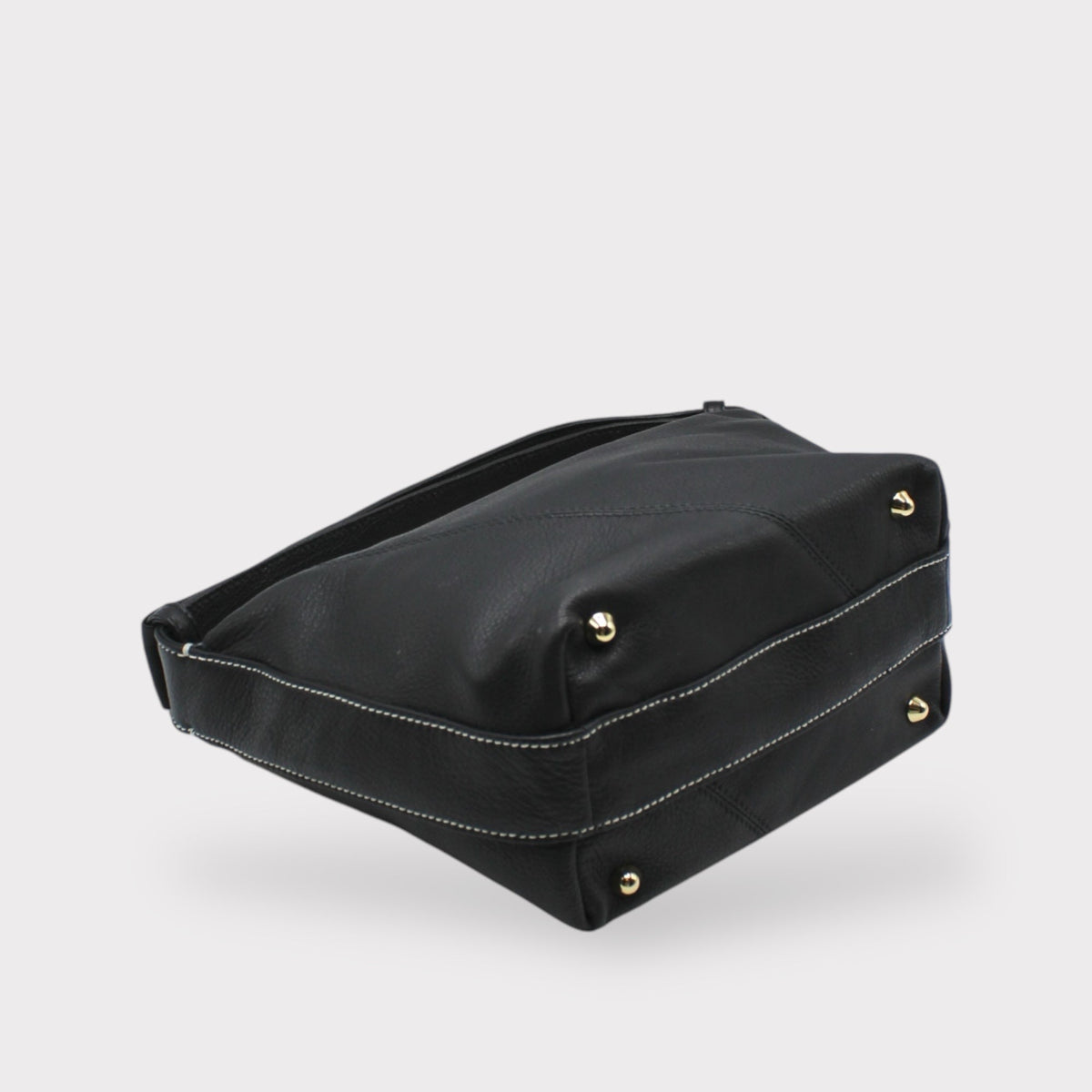 Hebag & Wallet Accessori Evy - Genuine Leather Pouch Shoulder Bag - Nero San Rocco Italia