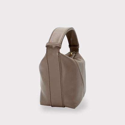Handbag & Wallet Accesorios Evy - Genuine Leather Pouch Shoulder Bag - Taupe San Rocco Italia