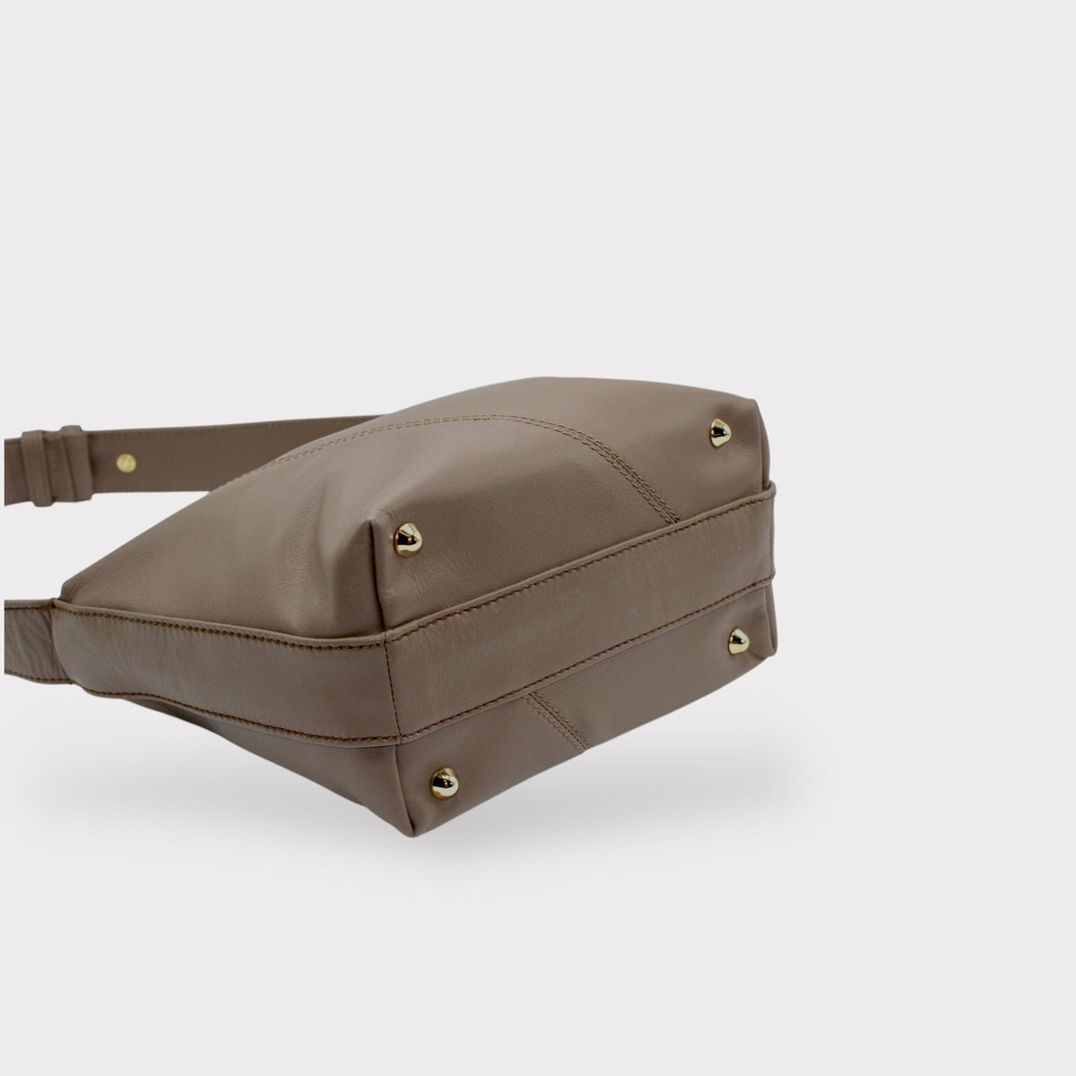 Handbag & Wallet Accesorios Evy - Genuine Leather Pouch Shoulder Bag - Taupe San Rocco Italia