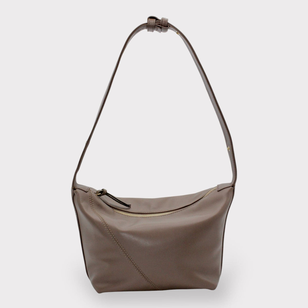 Handbag & Wallet Accesorios Evy - Genuine Leather Pouch Shoulder Bag - Taupe San Rocco Italia