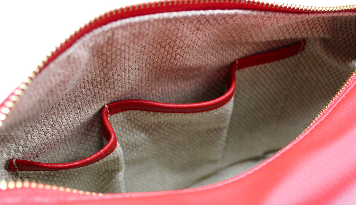 Bag Evy - Vegan Cactus Leather Shoulder Bag - Red San Rocco Italia