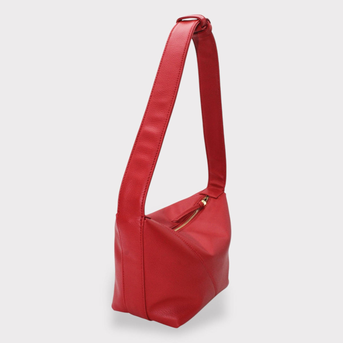 Bag Evy - Vegan Cactus Leather Shoulder Bag - Red San Rocco Italia