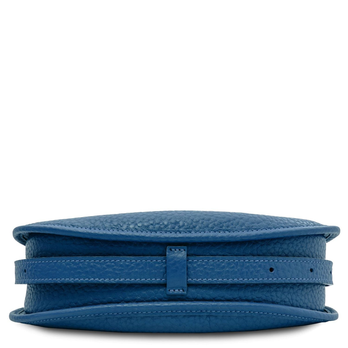 Blue piel granulada Hoblò piel suave hobo bag with wrapped strap detail