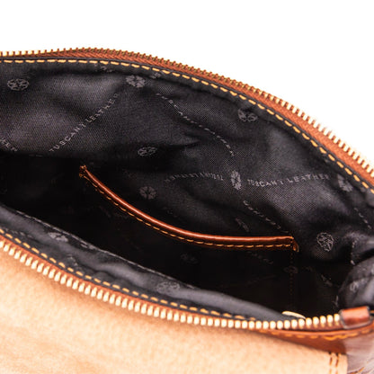 Ledertaschen für Herren Jimmy - Herren-Crossbody-Tasche aus Leder mit Fronttasche | TL141407 San Rocco Italia