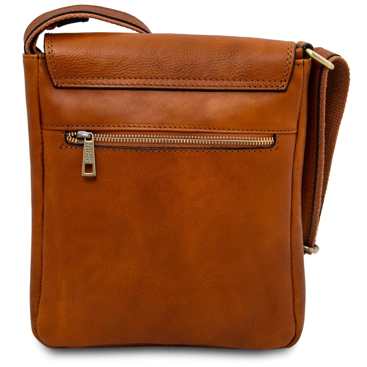 Ledertaschen für Herren Jimmy - Herren-Crossbody-Tasche aus Leder mit Fronttasche | TL141407 San Rocco Italia