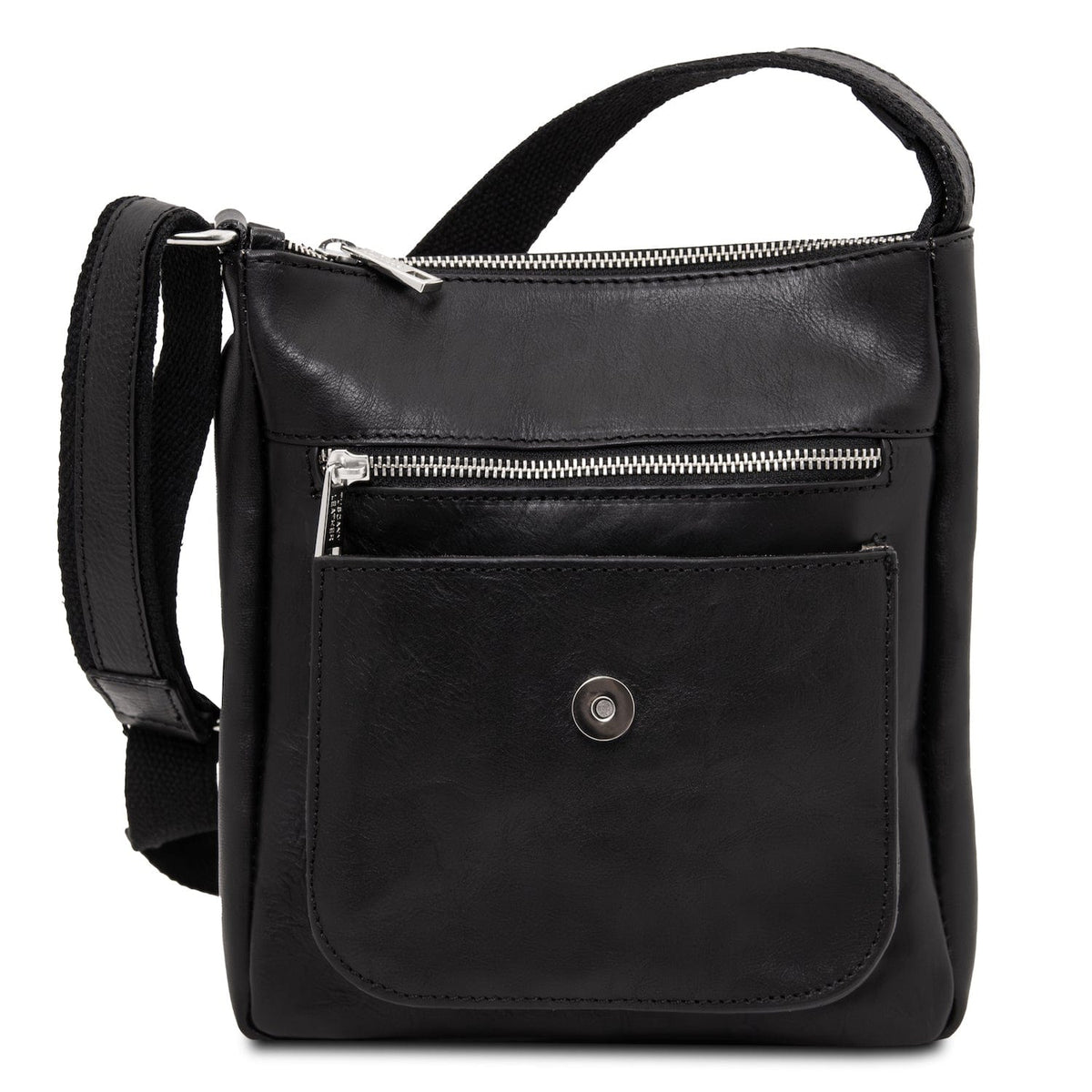 Ledertaschen für Herren Jimmy - Herren-Crossbody-Tasche aus Leder mit Fronttasche | TL141407 San Rocco Italia