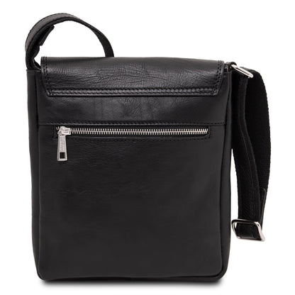 Ledertaschen für Herren Jimmy - Herren-Crossbody-Tasche aus Leder mit Fronttasche | TL141407 San Rocco Italia