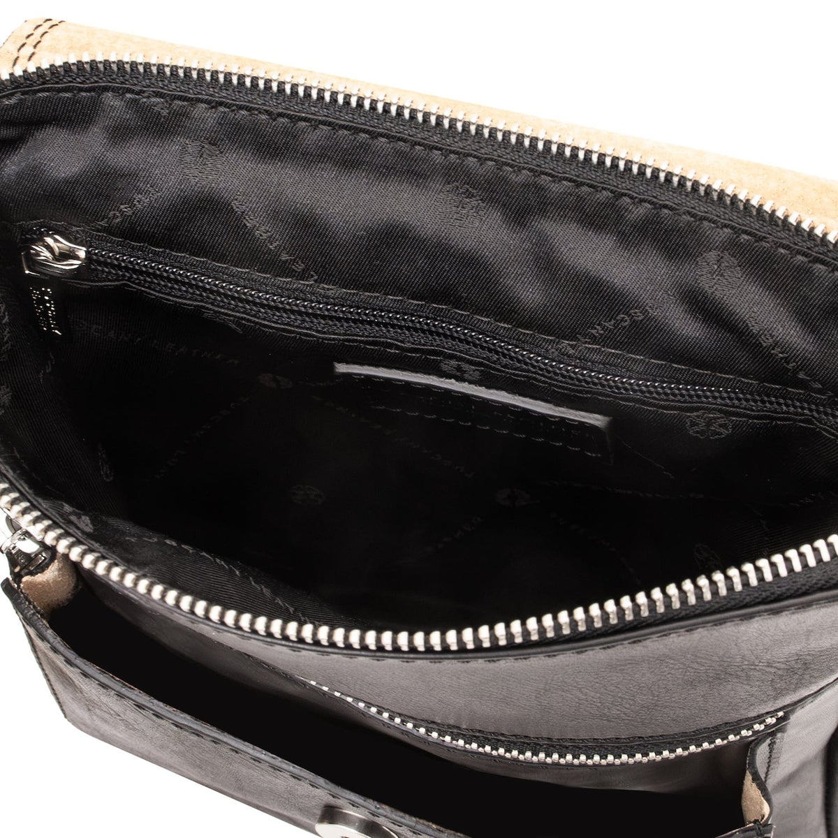 Ledertaschen für Herren Jimmy - Herren-Crossbody-Tasche aus Leder mit Fronttasche | TL141407 San Rocco Italia