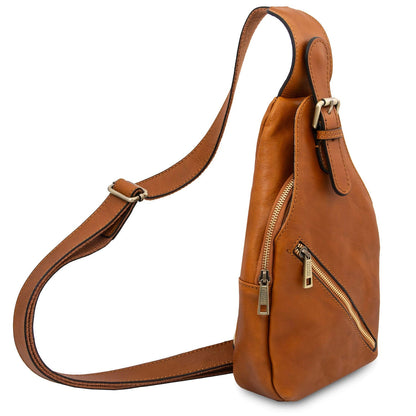 Leather bags for men Kevin - Matte leather crossover bag | TL142423 San Rocco Italia