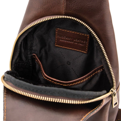 Leather bags for men Kevin - Matte leather crossover bag | TL142423 San Rocco Italia