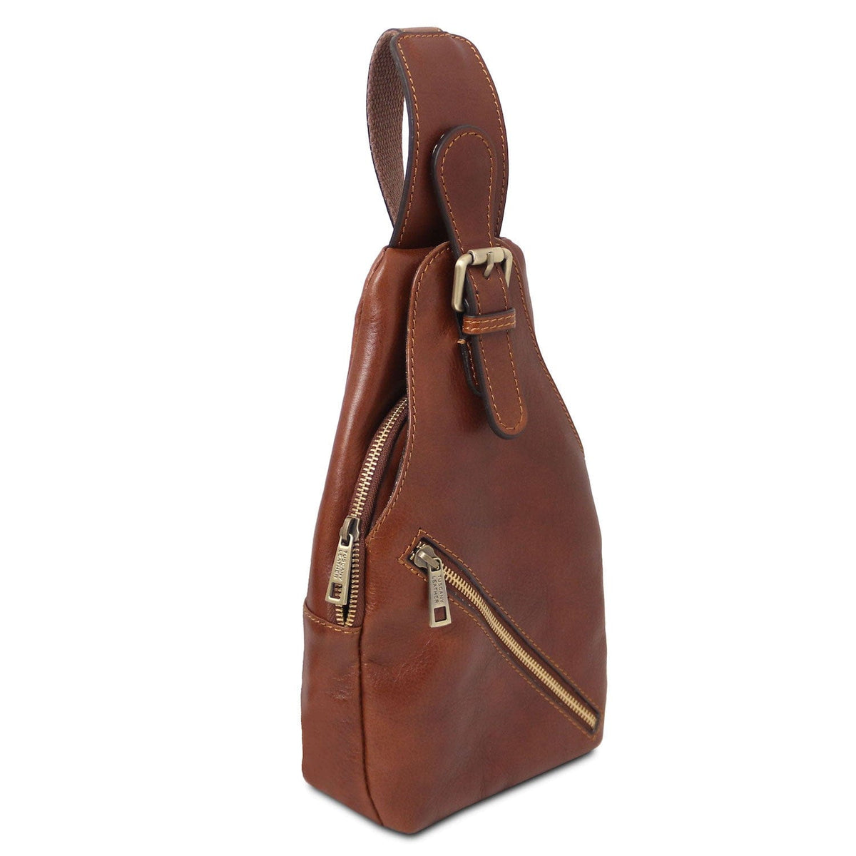 Leather bags for men Kevin - Matte leather crossover bag | TL142423 San Rocco Italia