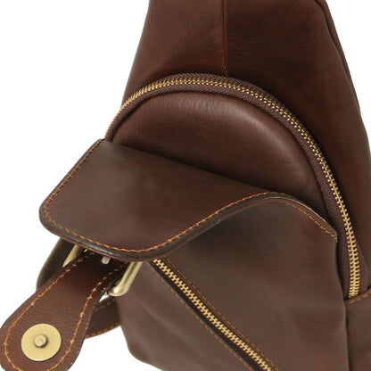 Leather bags for men Kevin - Matte leather crossover bag | TL142423 San Rocco Italia