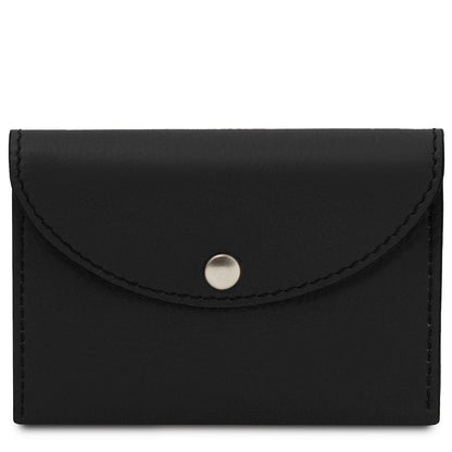 Office leather accessories Negro Leather business card /  credit card holder  | TL142417 San Rocco Italia