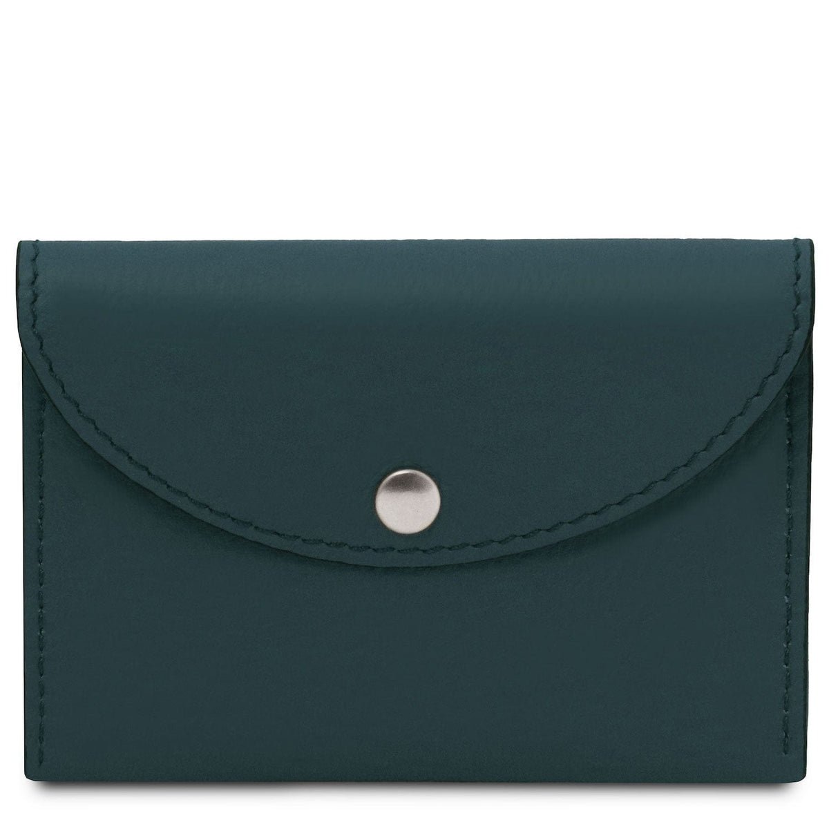 Office leather accessories Teal Leather business card /  credit card holder  | TL142417 San Rocco Italia