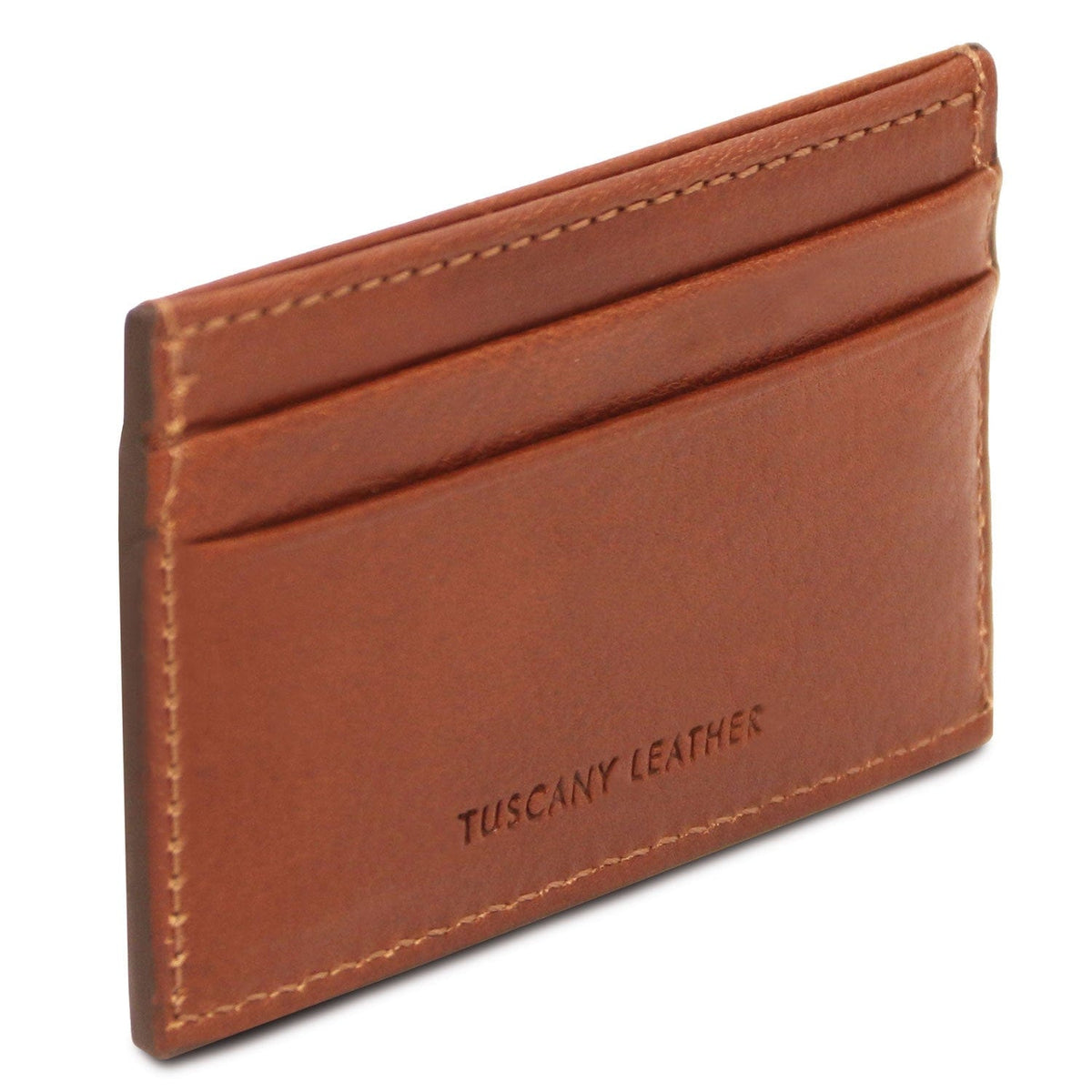 Men leather accessories Leather card holder - 4 cards in smooth, full-grain leather | TL142473 San Rocco Italia