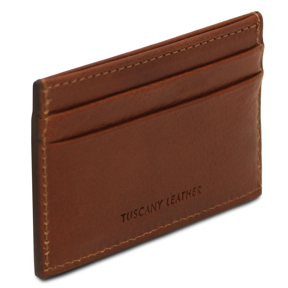 Men leather accessories Leather card holder - 4 cards in smooth, full-grain leather | TL142473 San Rocco Italia