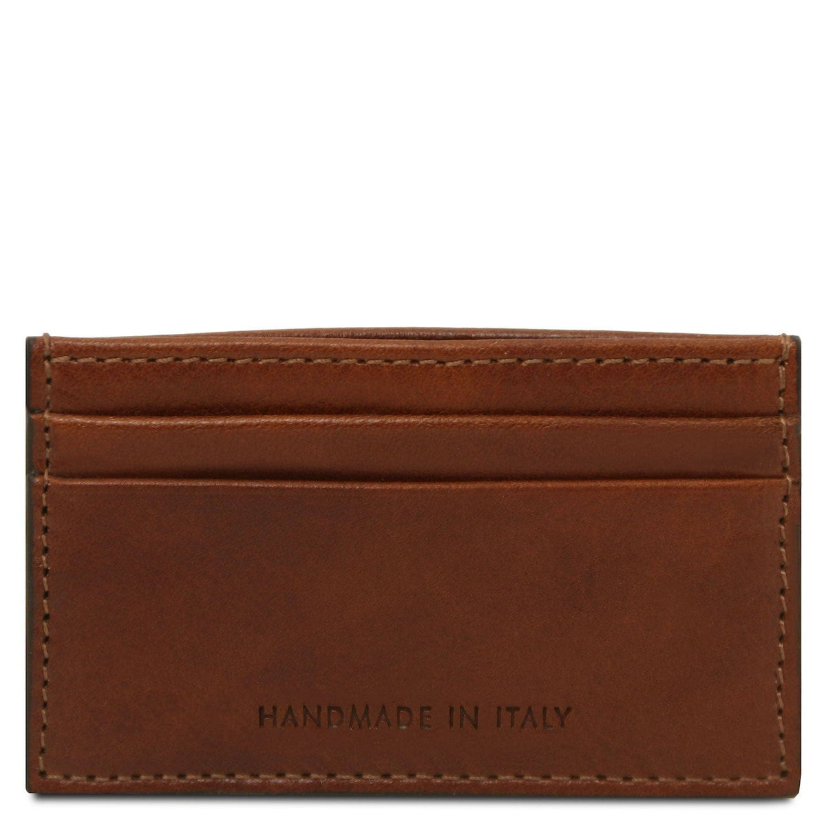 Men leather accessories Leather card holder - 4 cards in smooth, full-grain leather | TL142473 San Rocco Italia