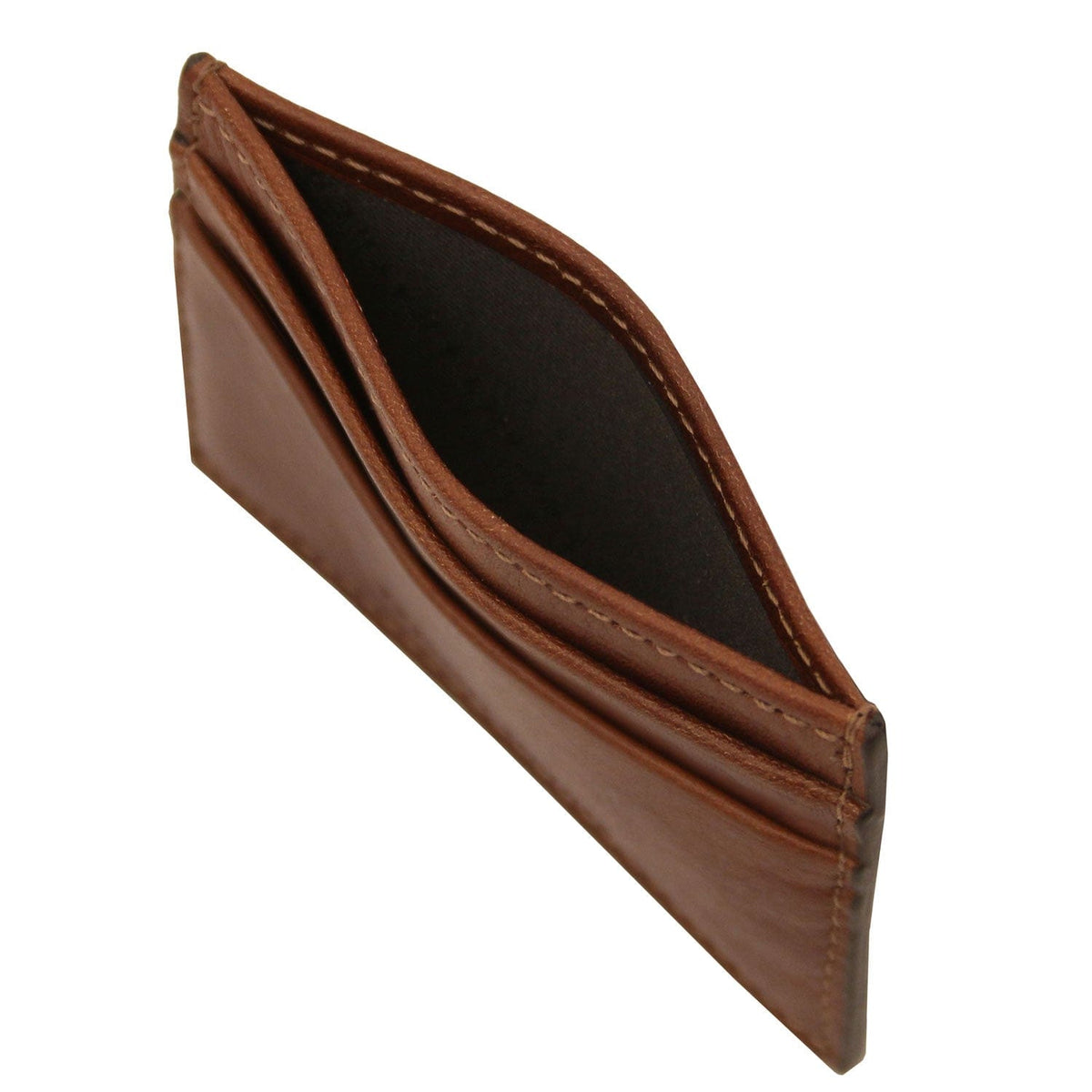 Men leather accessories Leather card holder - 4 cards in smooth, full-grain leather | TL142473 San Rocco Italia