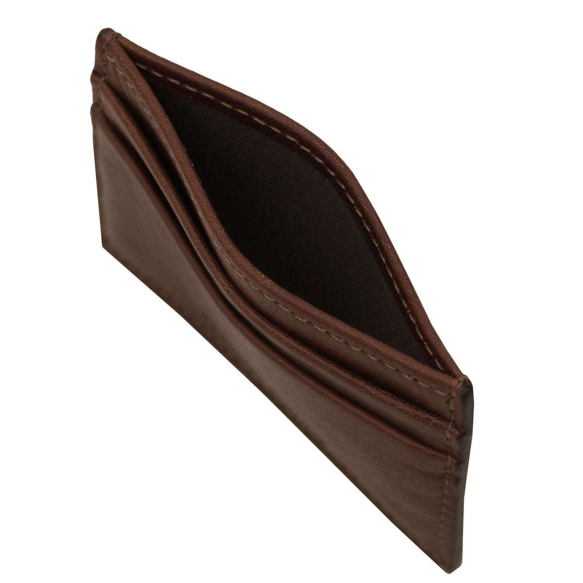 Men leather accessories Leather card holder - 4 cards in smooth, full-grain leather | TL142473 San Rocco Italia
