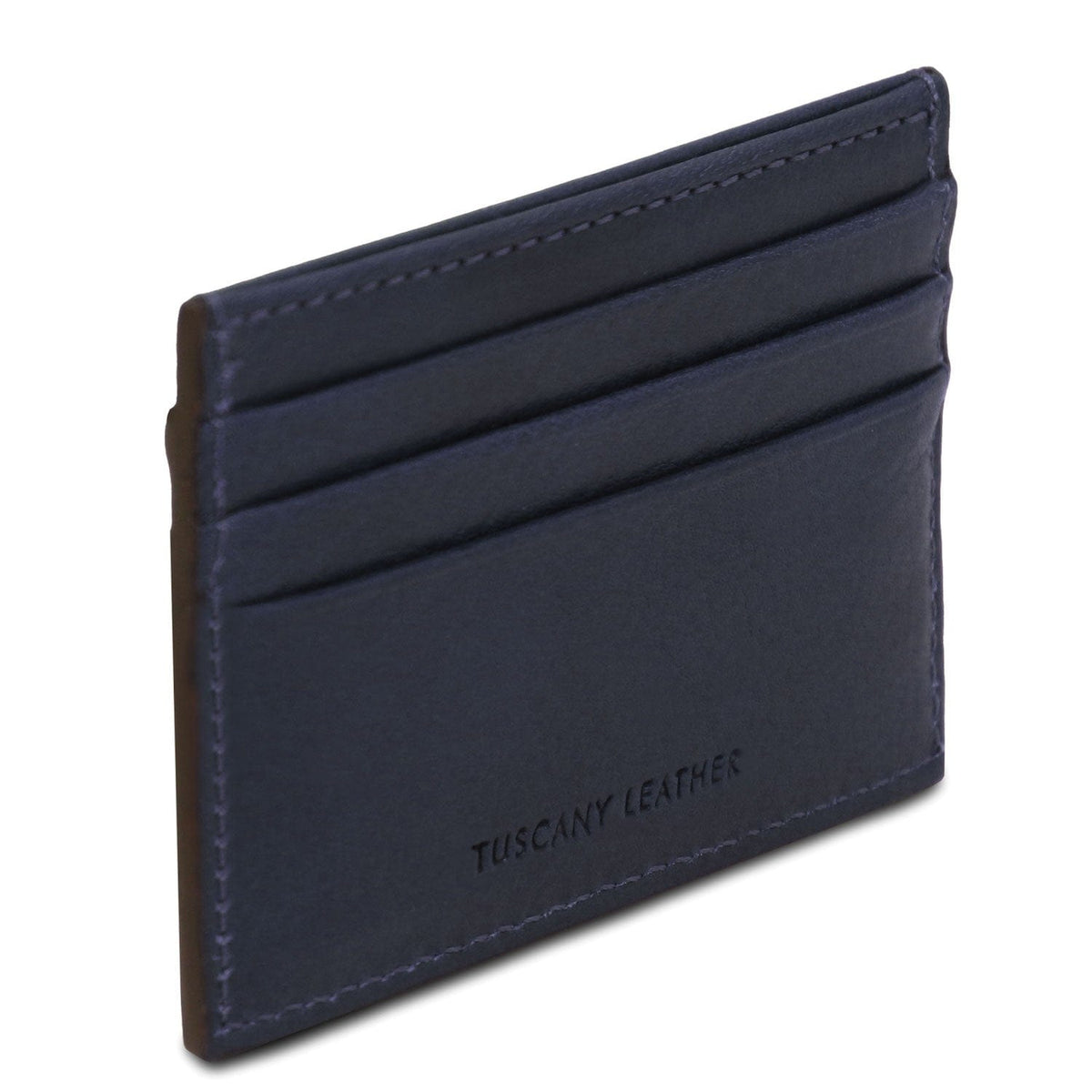 Men leather accessories Leather card holder - 6 cards, smooth full-grain leather | TL142471 San Rocco Italia