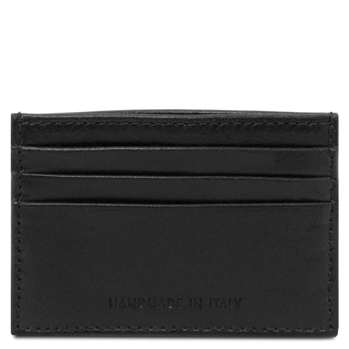 Men leather accessories Leather card holder - 6 cards, smooth full-grain leather | TL142471 San Rocco Italia