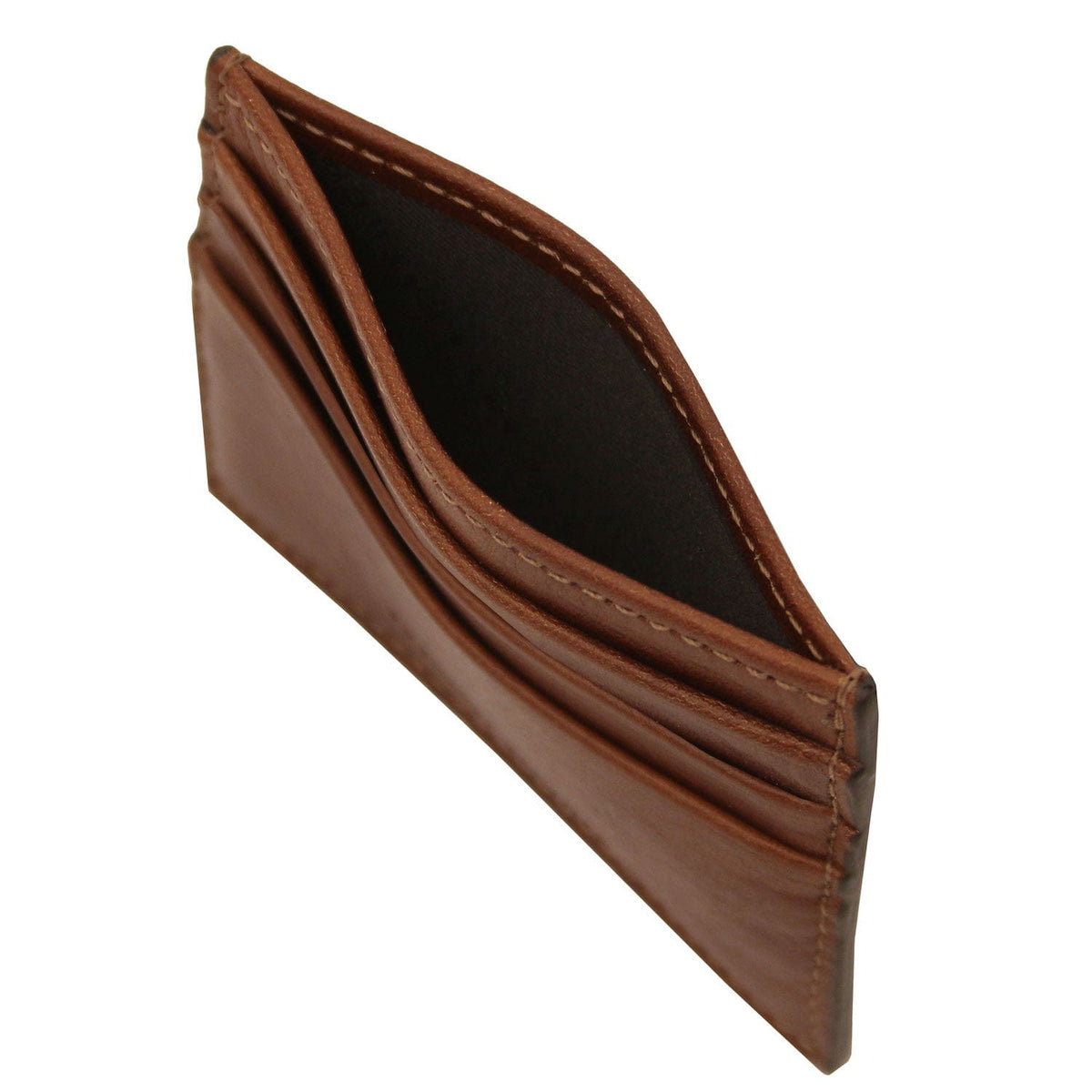 Men leather accessories Leather card holder - 6 cards, smooth full-grain leather | TL142471 San Rocco Italia