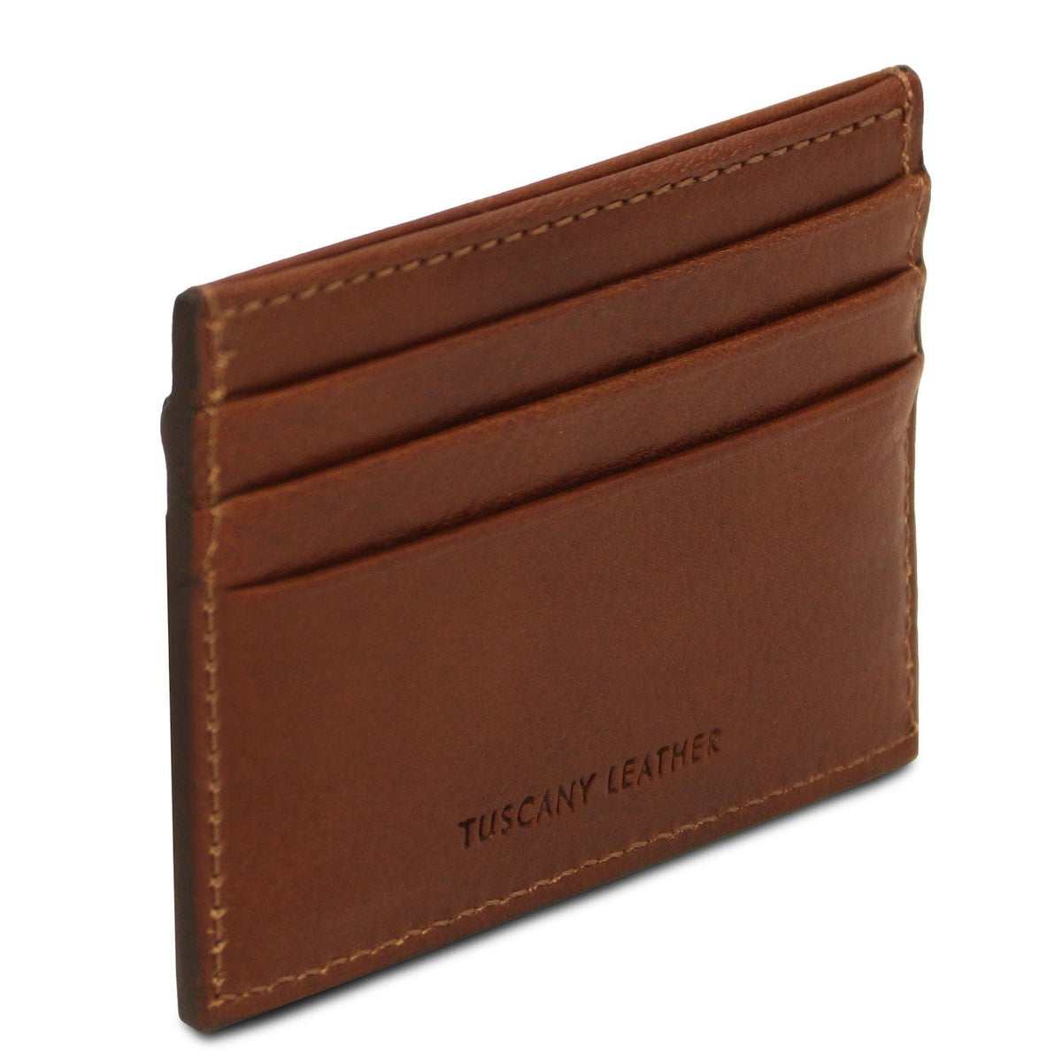Men leather accessories Leather card holder - 6 cards, smooth full-grain leather | TL142471 San Rocco Italia