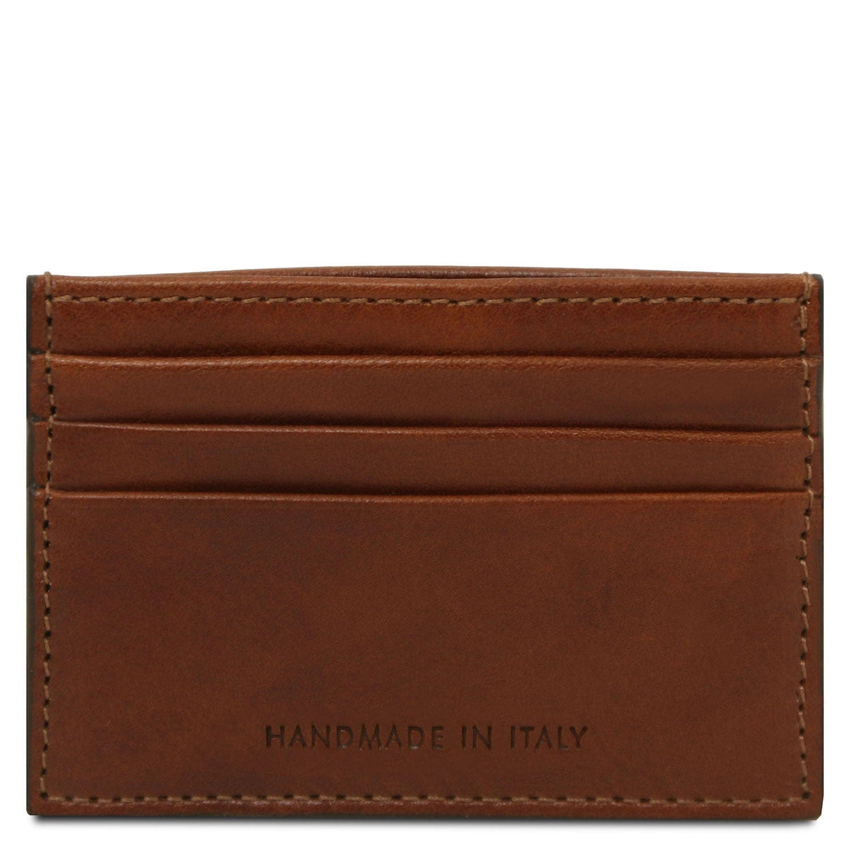 Men leather accessories Leather card holder - 6 cards, smooth full-grain leather | TL142471 San Rocco Italia