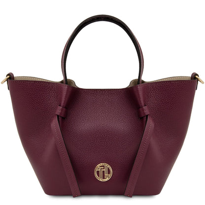 Bolsos de piel Bordeaux Legame - Leather handbag - Small size | TL142482 San Rocco Italia