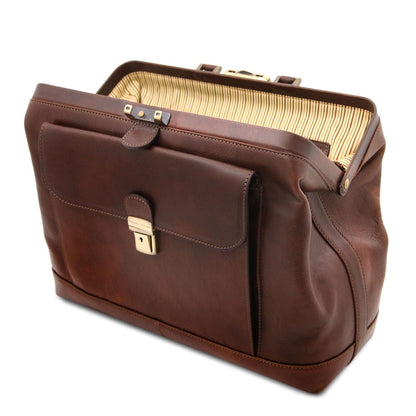 Bolsos de médico Leonardo - Bolso médico exclusivo de piel | TL142342 San Rocco Italia