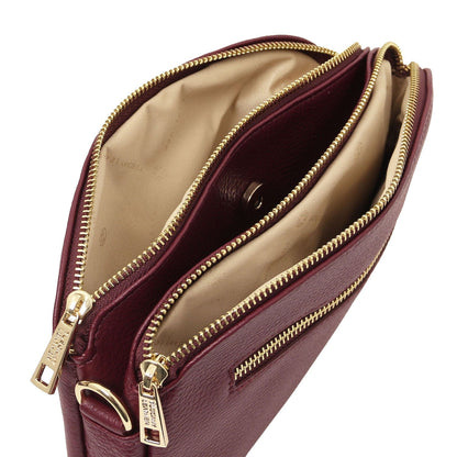 Leather handbags Lily - Soft leather shoulder bag | TL142375 San Rocco Italia