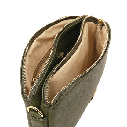 Leather handbags Lily - Soft leather shoulder bag | TL142375 San Rocco Italia