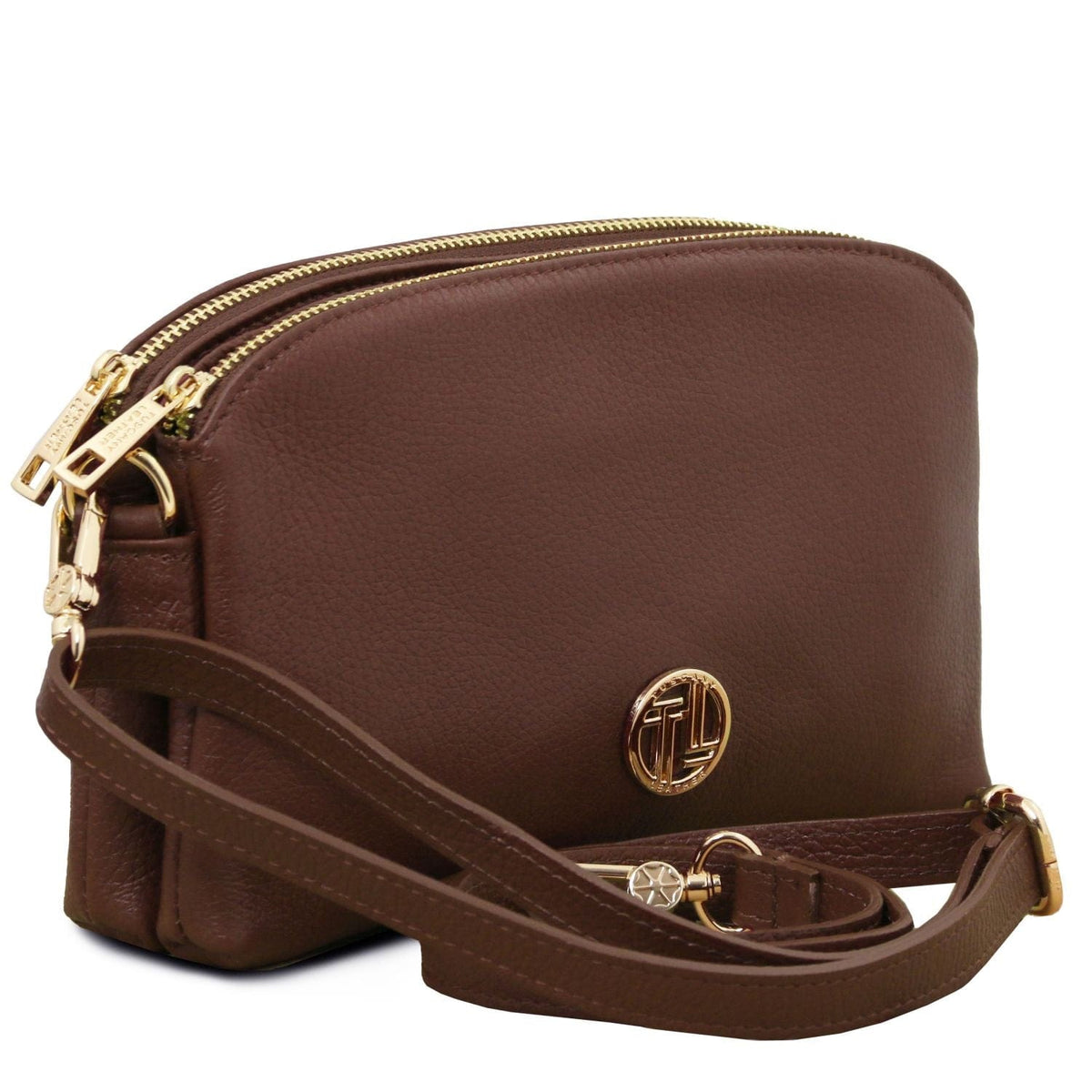 Leather handbags Lily - Soft leather shoulder bag | TL142375 San Rocco Italia