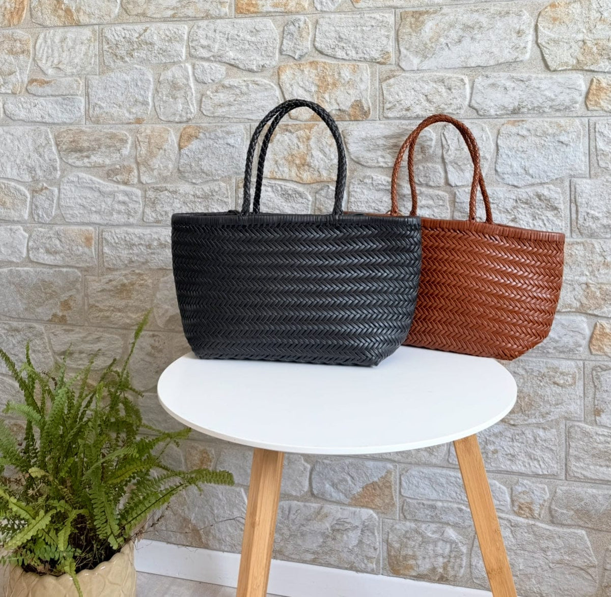 Handbag & Wallet Accesorios Lou - Genuine Leather Tote Bag Negro Colour San Rocco Italia