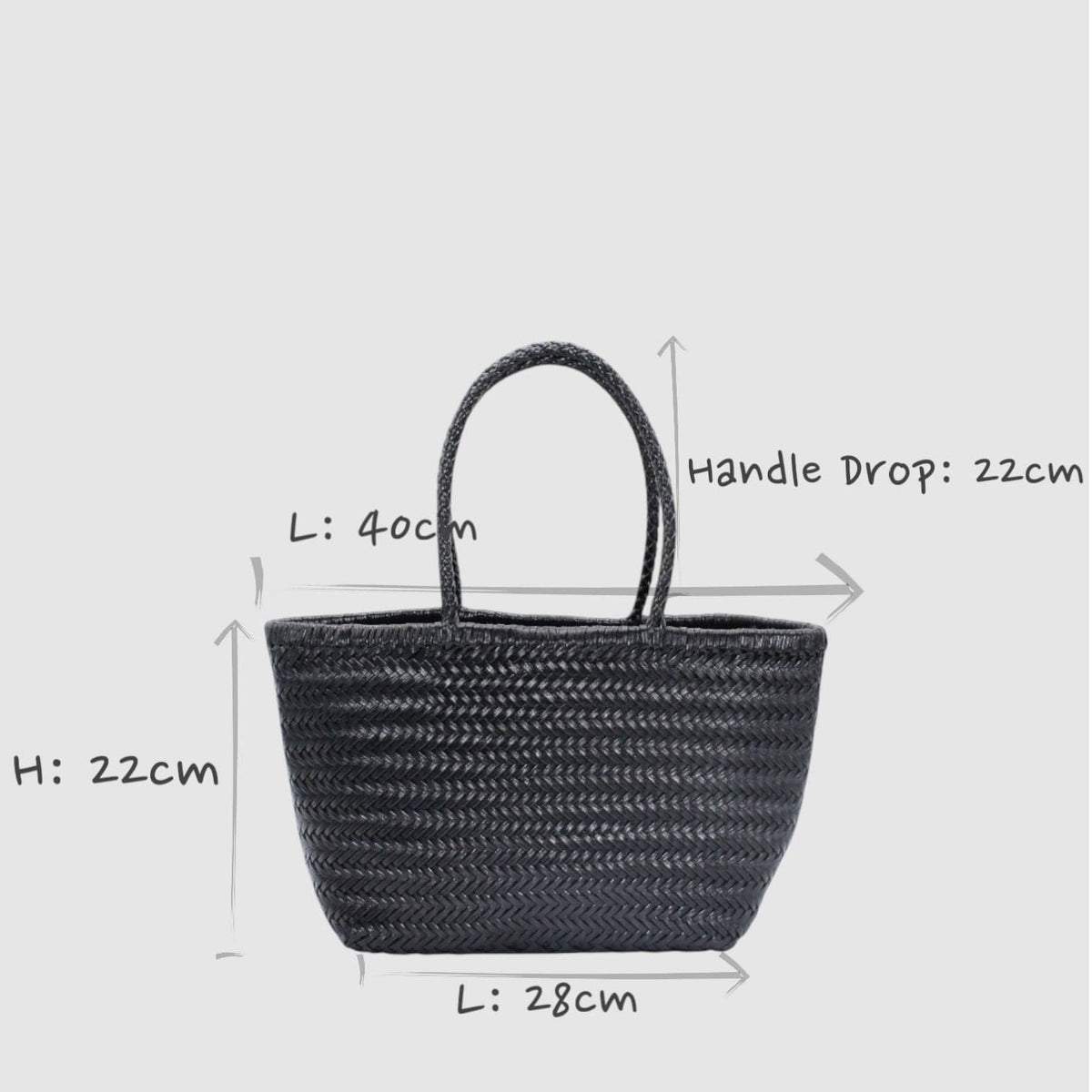 Handbag & Wallet Accesorios Lou - Genuine Leather Tote Bag Negro Colour San Rocco Italia