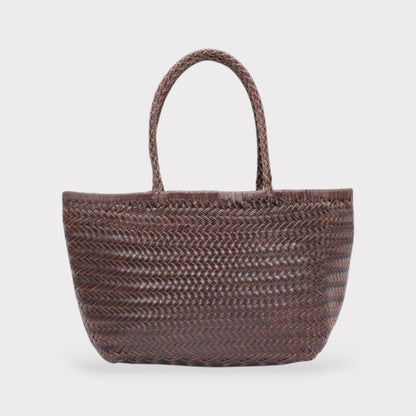 Handbag & Wallet Accessoires Lou - Genuine Leather Tote Bag Koffie Colour San Rocco Italia