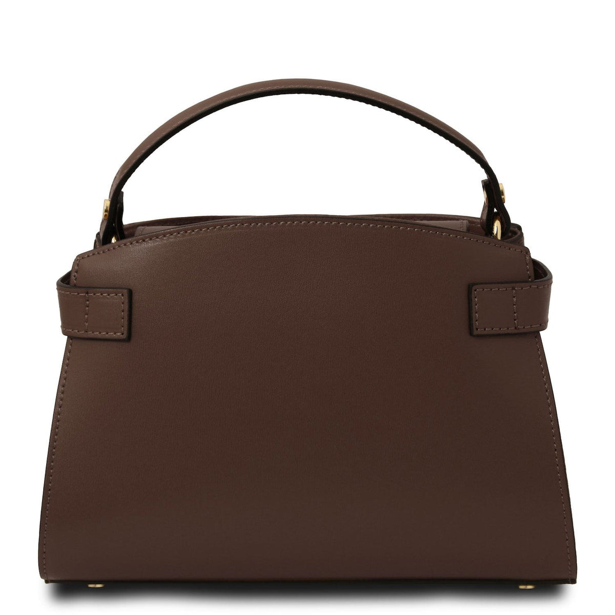Leather handbags Maisy - Leather top handle bag in smooth leather | TL142459 San Rocco Italia