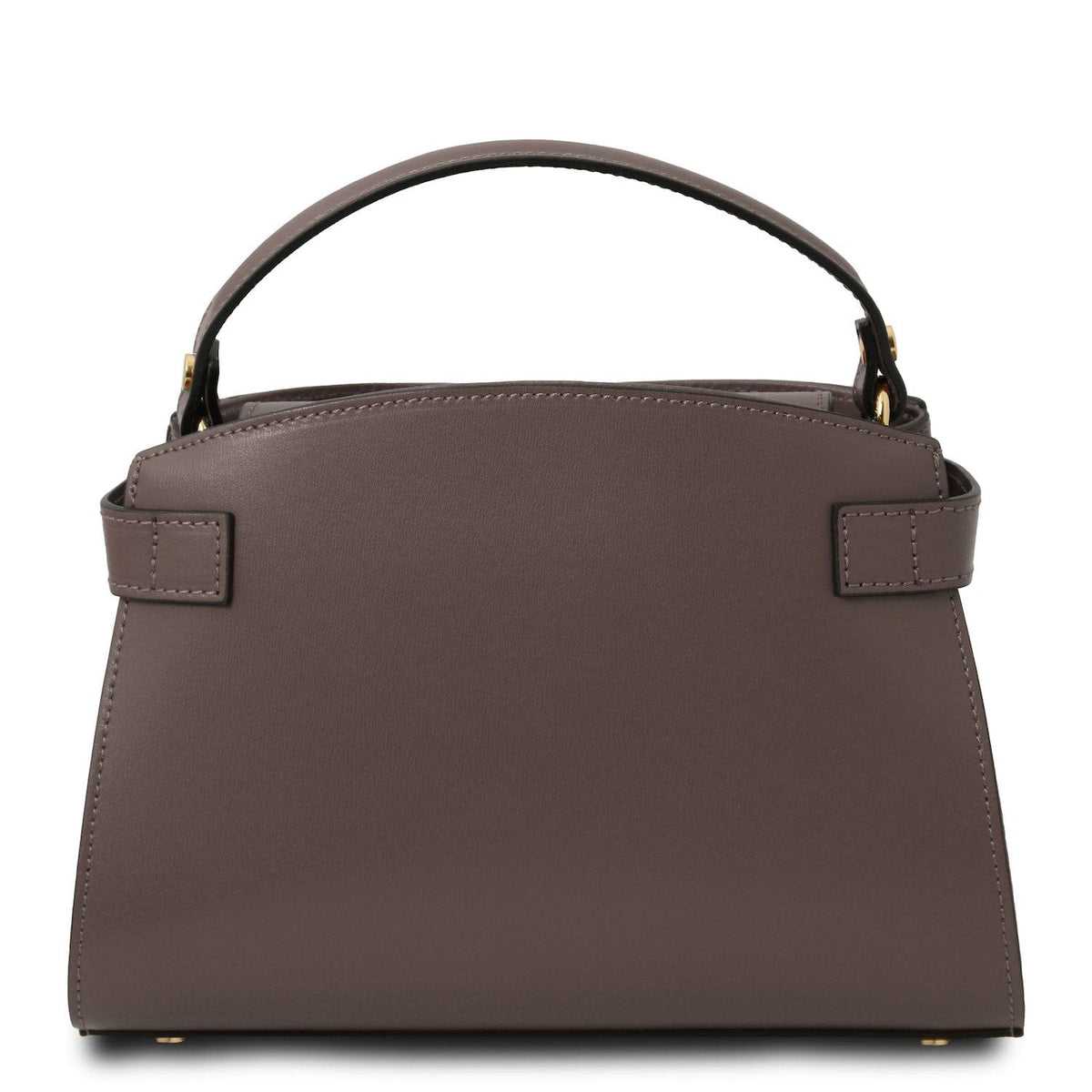 Leather handbags Maisy - Leather top handle bag in smooth leather | TL142459 San Rocco Italia