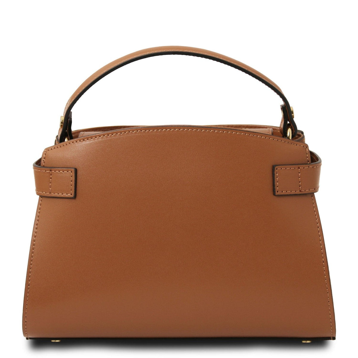 Leather handbags Maisy - Leather top handle bag in smooth leather | TL142459 San Rocco Italia
