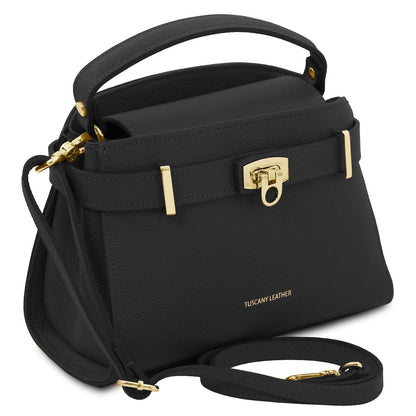 Leather handbags Maisy - Leather top handle bag - Medium size | TL142455 San Rocco Italia