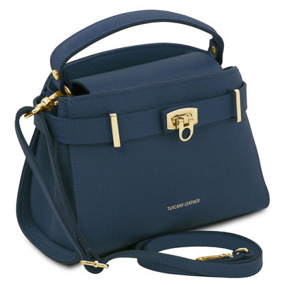 Leather handbags Maisy - Leather top handle bag - Medium size | TL142455 San Rocco Italia