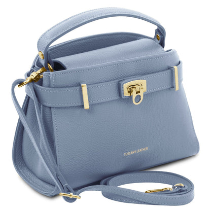 Leather handbags Maisy - Leather top handle bag - Medium size | TL142455 San Rocco Italia